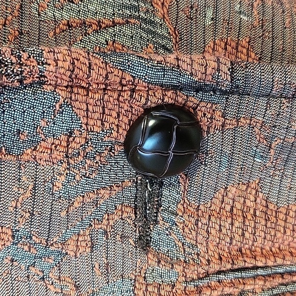 TanJay Vintage Brown and Rust Bohemian Button Front Blazer Size 24W - Picture 6 of 13
